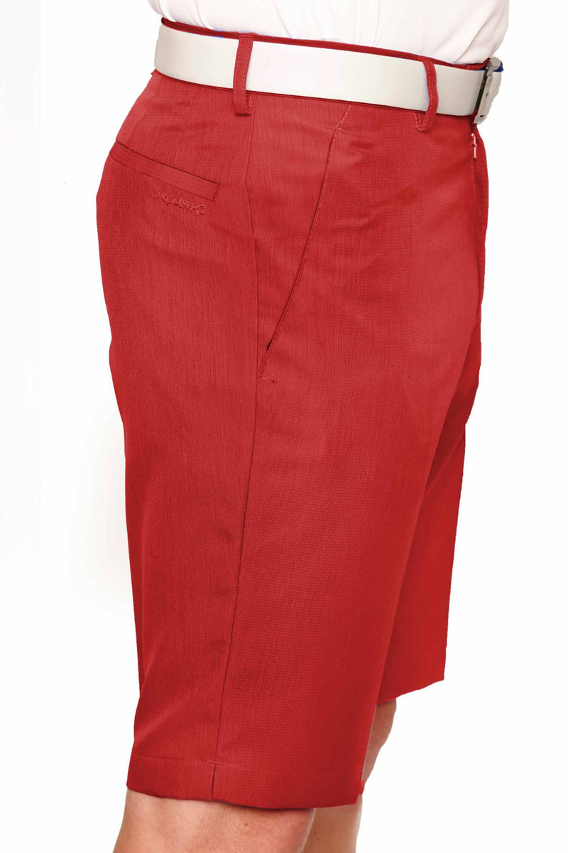 Sintra 2.3 Short - Red Technical Golf Short - Tapered Fit