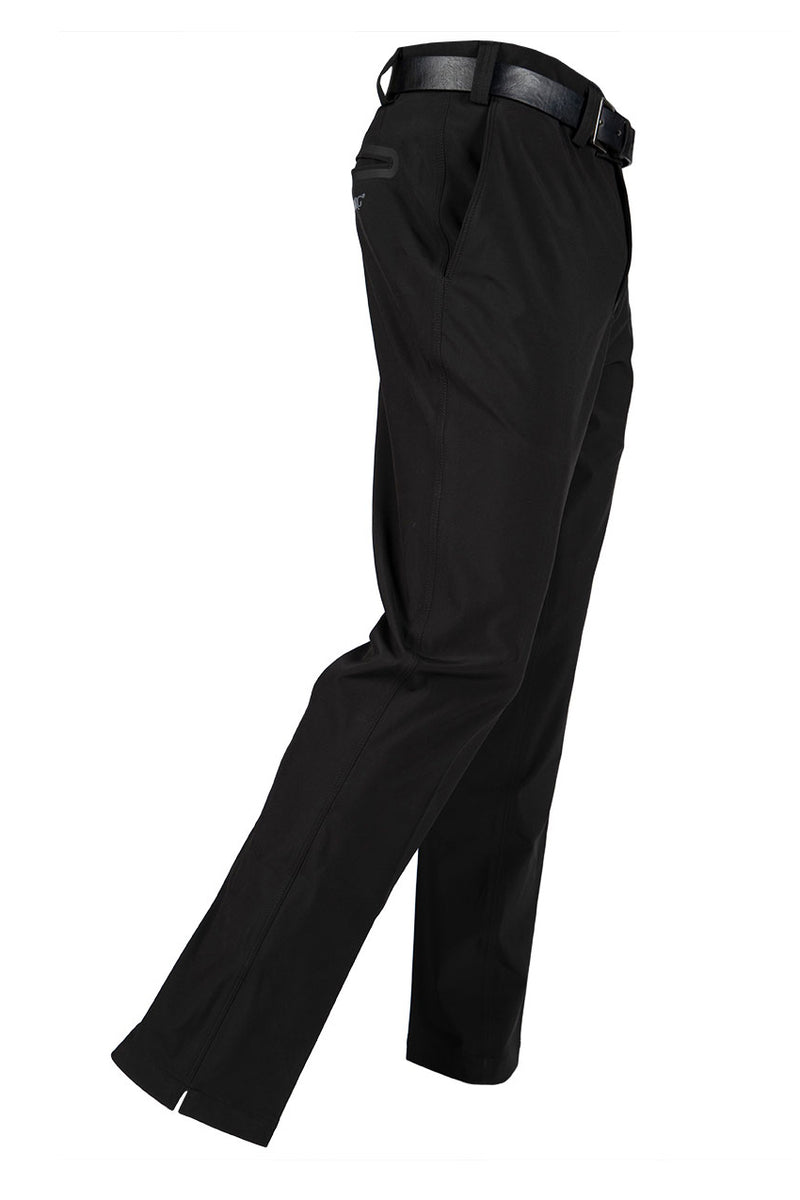 Winter Tech 1.0 - Black Water Resistant Stretch Trouser - Tapered Fit