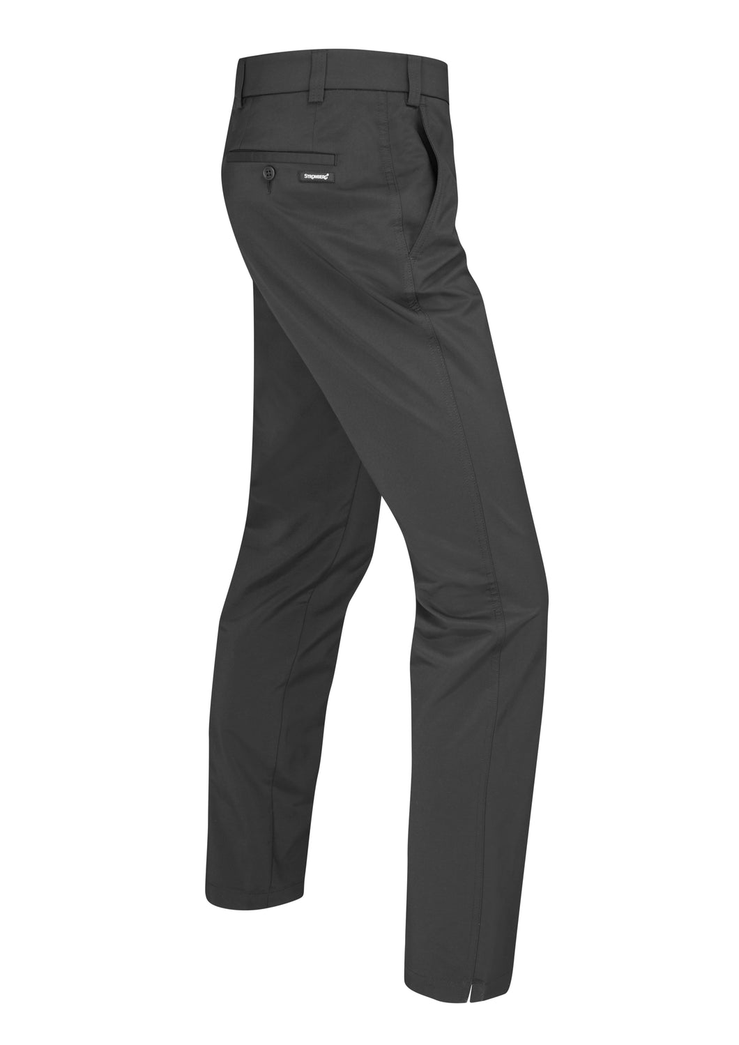 Hampton 1.0 - Black Technical Stretch Trouser - Tapered Fit