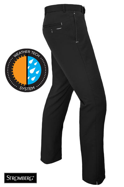Weather-Lite 1.0 - Black - WeatherTECH - Water Resistant Trouser - Tapered Leg