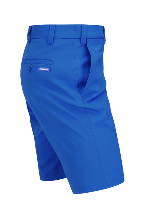 Hampton Short - Blue Technical Stretch Short - Tapered Fit